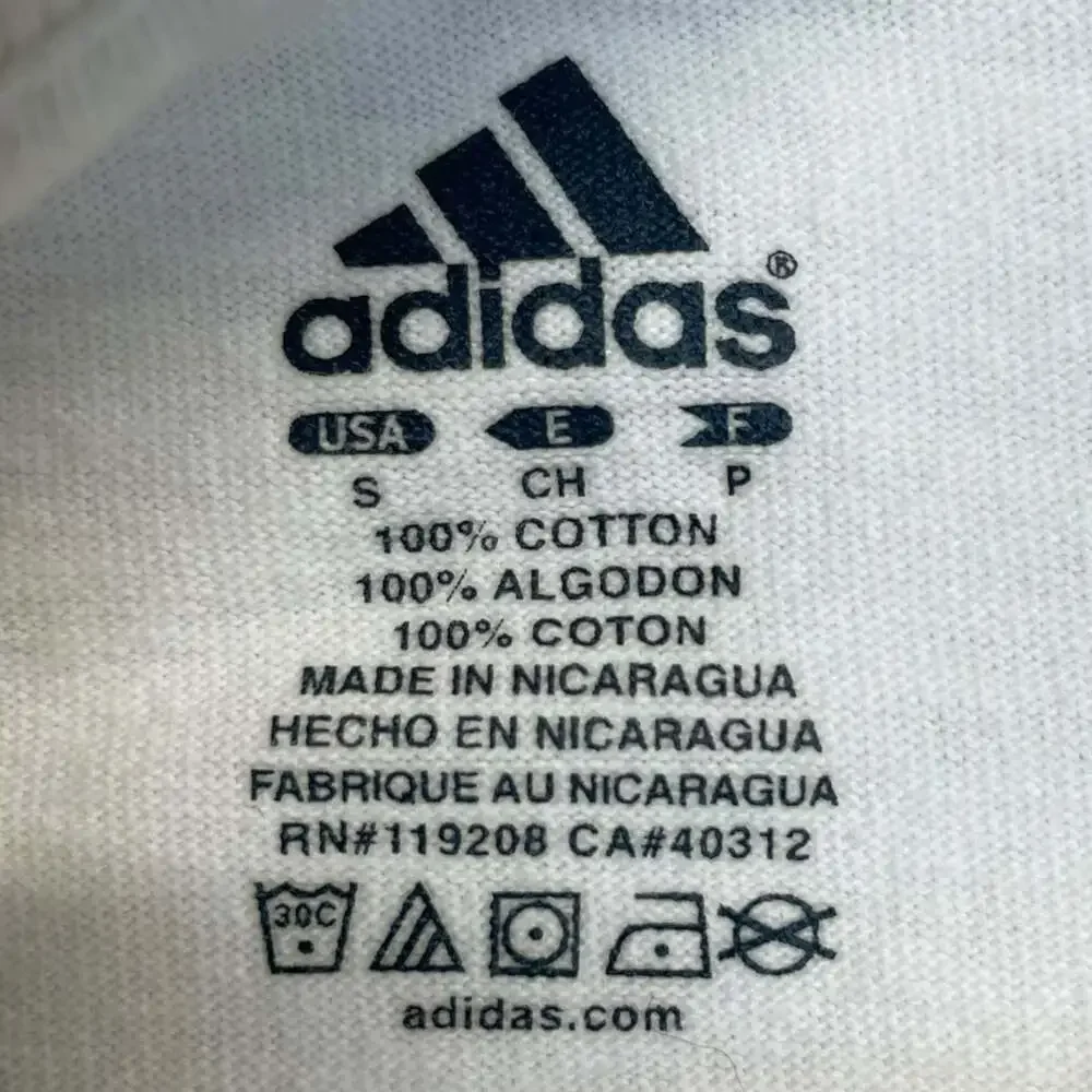 Adidas Indiana Pacers Basketball Long Sleeve T-Shirt Men’s Small White NBA